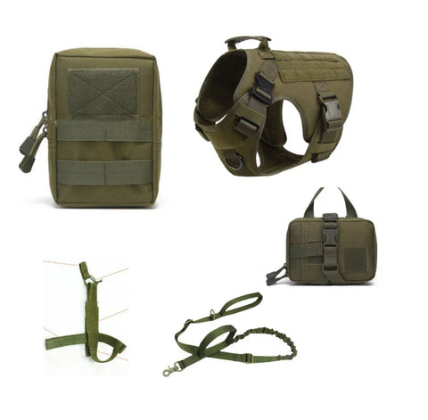 Dog Harness 5-Piece Set
